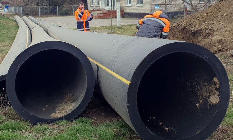 Замена газопровода Славянск